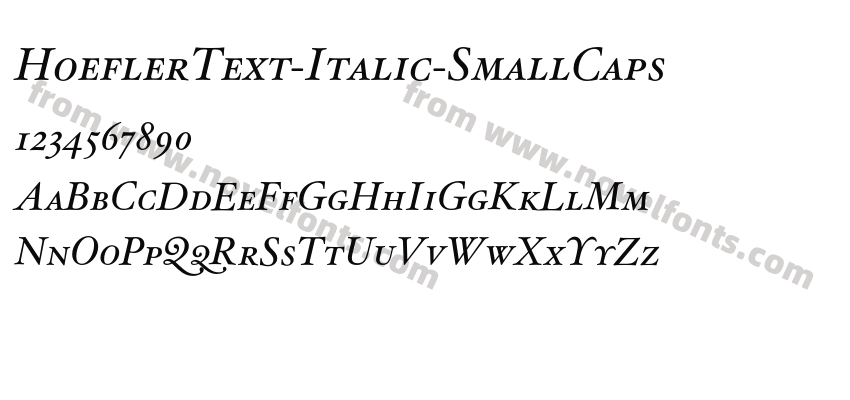 HoeflerText-Italic-SmallCapsPreview