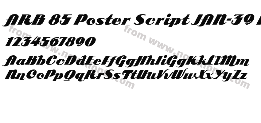 ARB 85 Poster Script JAN-39 NormalPreview