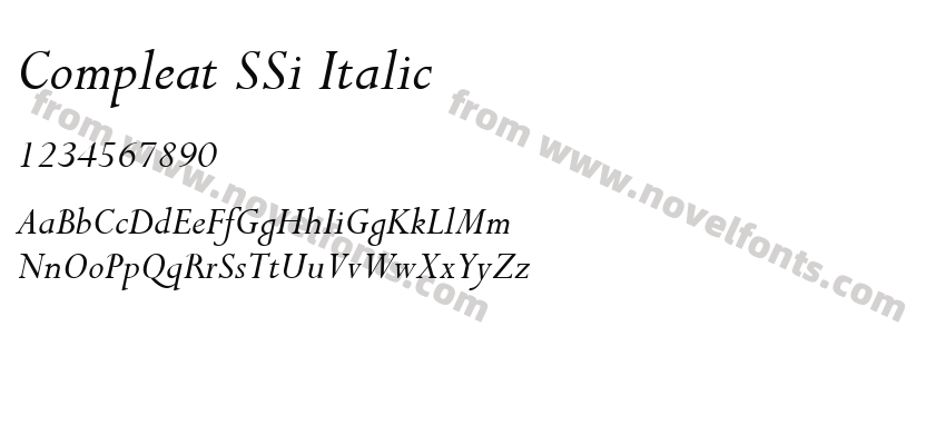 Compleat SSi ItalicPreview