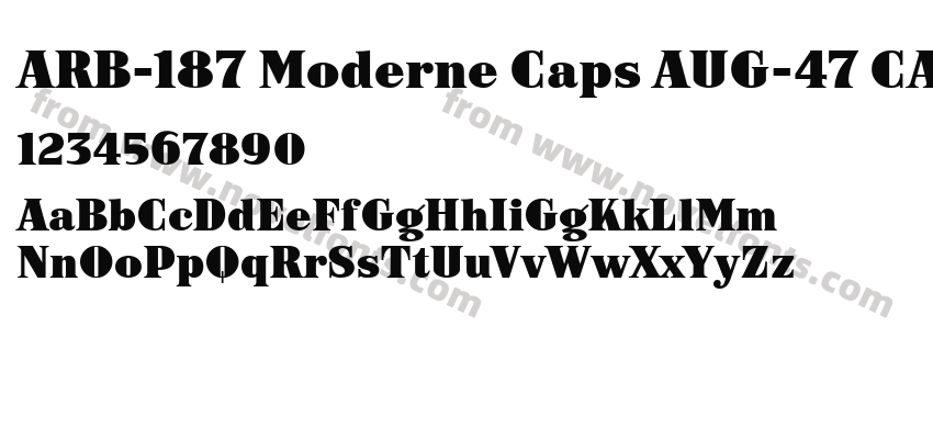 ARB-187 Moderne Caps AUG-47 CAS NormalPreview