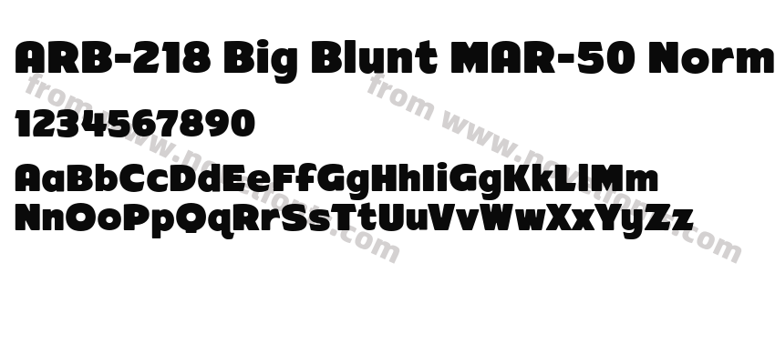 ARB-218 Big Blunt MAR-50 NormalPreview