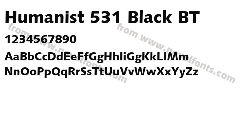 Humanist 531 Black BTPreview