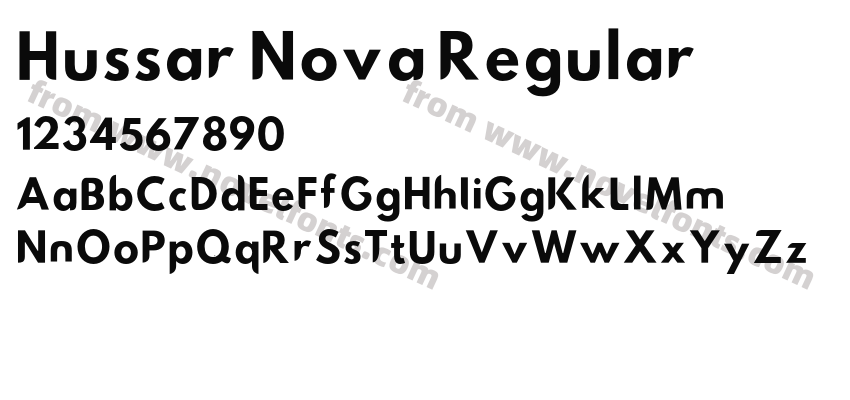 Hussar Nova RegularPreview