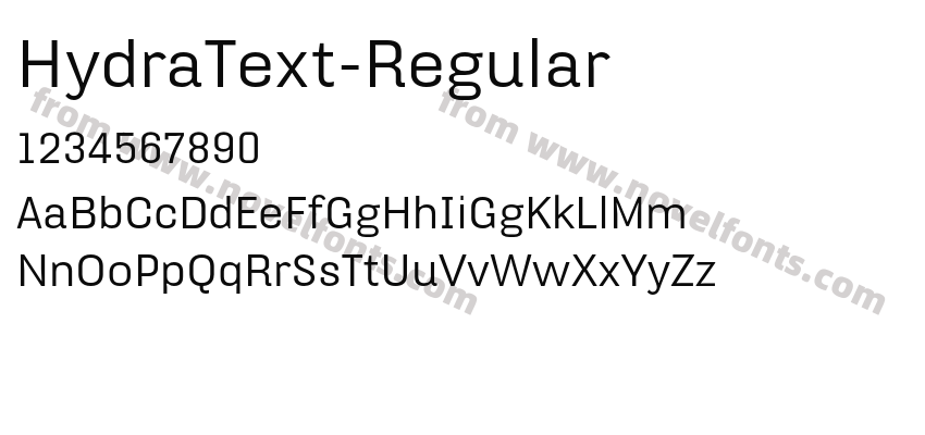 HydraText-RegularPreview