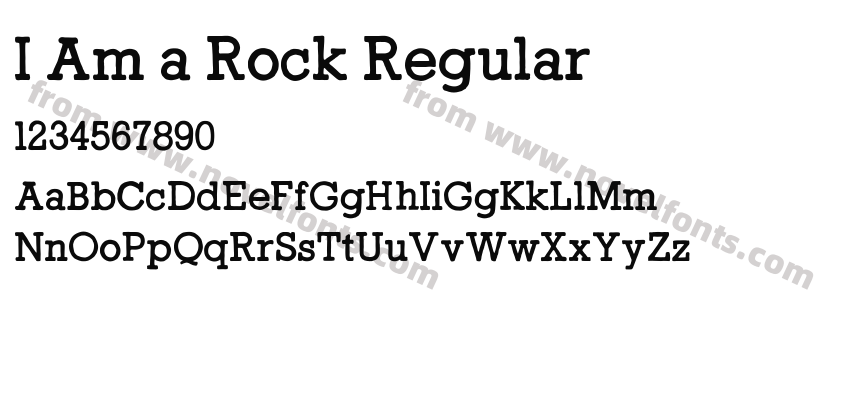 I Am a Rock RegularPreview