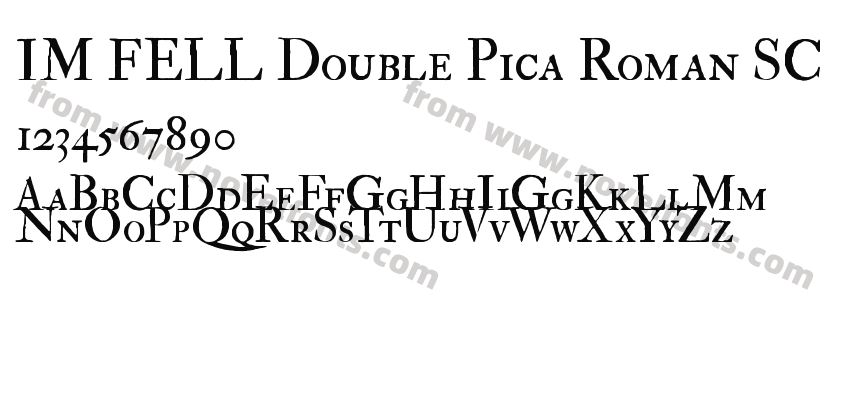 IM FELL Double Pica Roman SCPreview