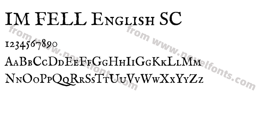 IM FELL English SCPreview