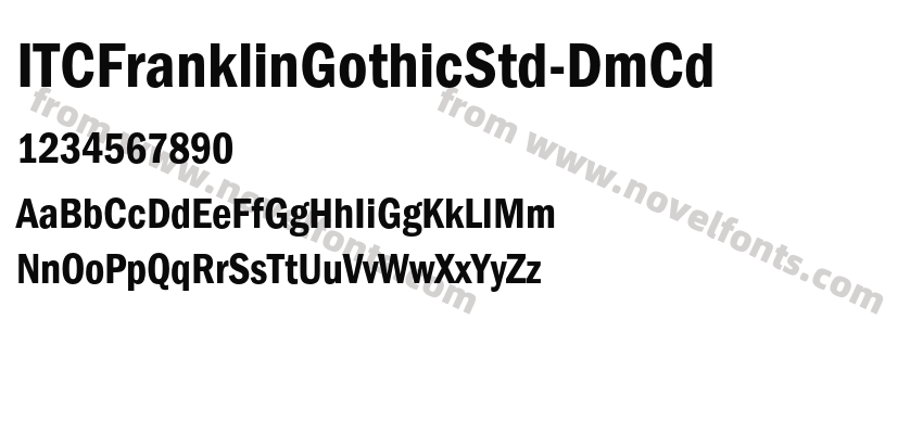 ITCFranklinGothicStd-DmCdPreview