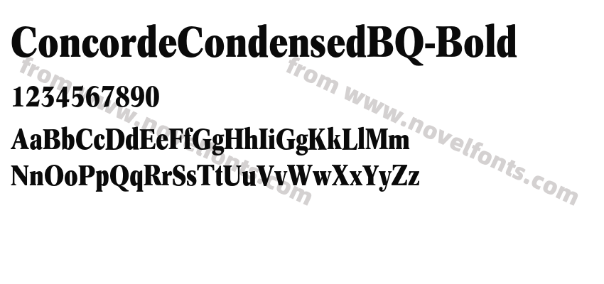 ConcordeCondensedBQ-BoldPreview