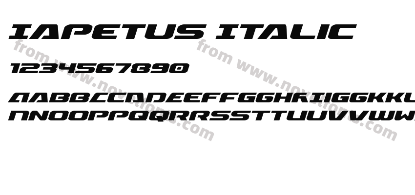 Iapetus ItalicPreview