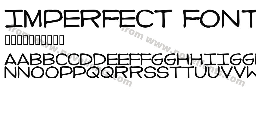 Imperfect fontPreview