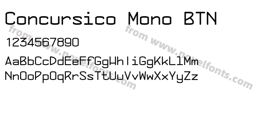 Concursico Mono BTNPreview