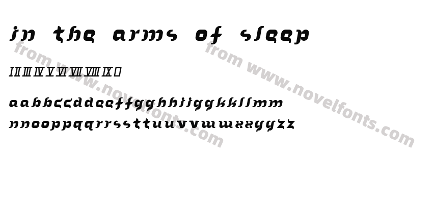 In the arms of sleepPreview