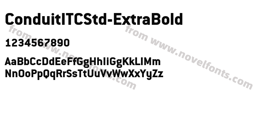 ConduitITCStd-ExtraBoldPreview