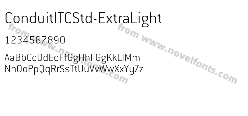 ConduitITCStd-ExtraLightPreview