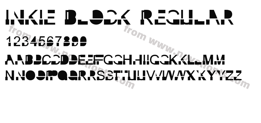 Inkie Block RegularPreview