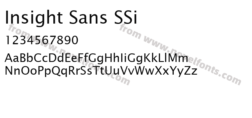 Insight Sans SSiPreview