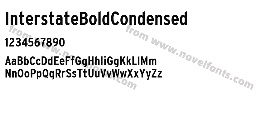 InterstateBoldCondensedPreview