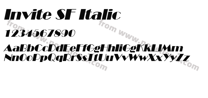 Invite SF ItalicPreview