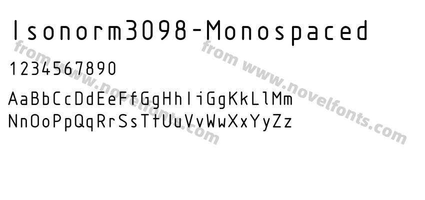 Isonorm3098-MonospacedPreview
