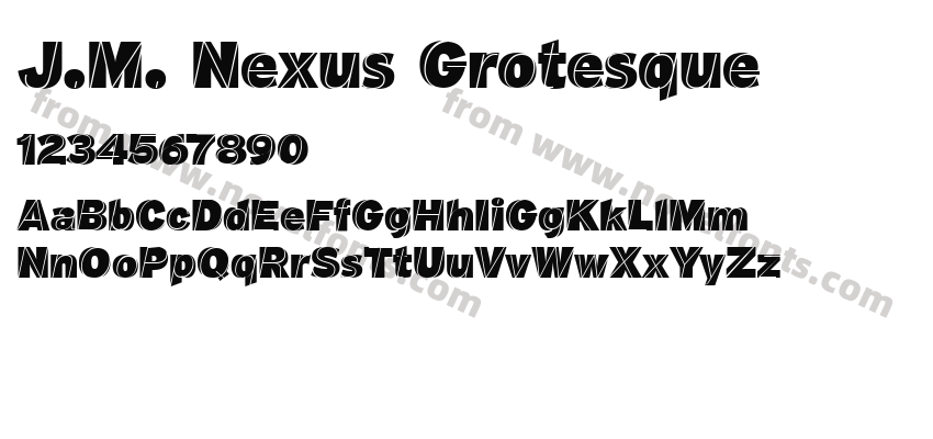 J.M. Nexus GrotesquePreview