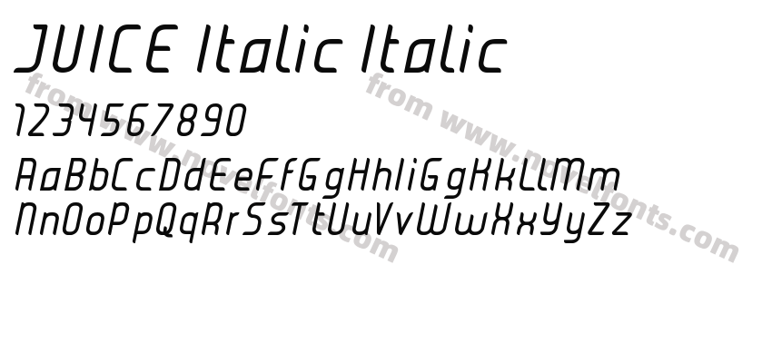 JUICE Italic ItalicPreview