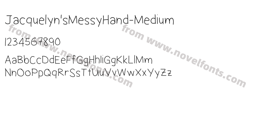 Jacquelyn'sMessyHand-MediumPreview