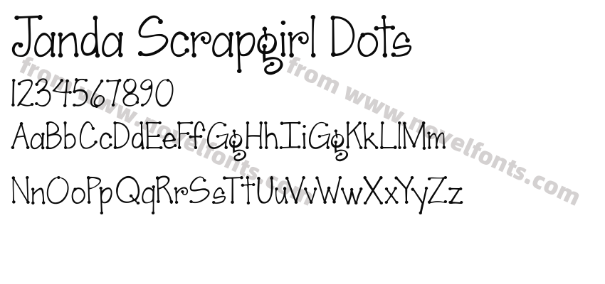 Janda Scrapgirl DotsPreview