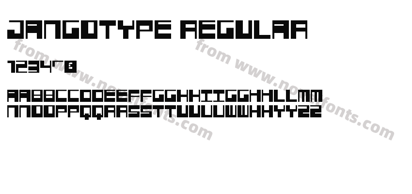 Jangotype RegularPreview