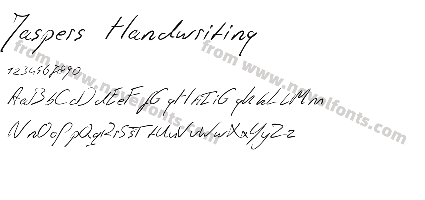 Jaspers HandwritingPreview