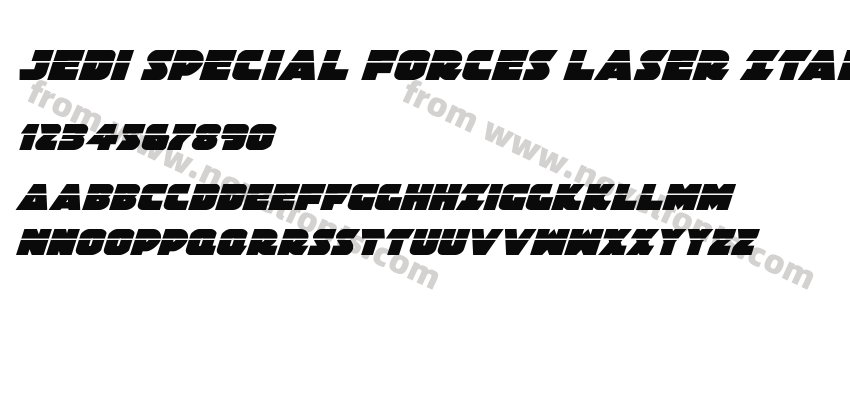 Jedi Special Forces Laser ItalicPreview