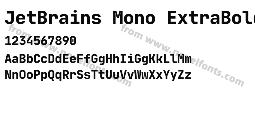 JetBrains Mono ExtraBoldPreview