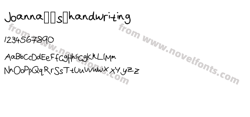 Joanna__s_handwritingPreview