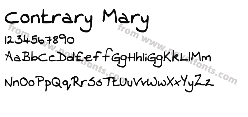 Contrary MaryPreview