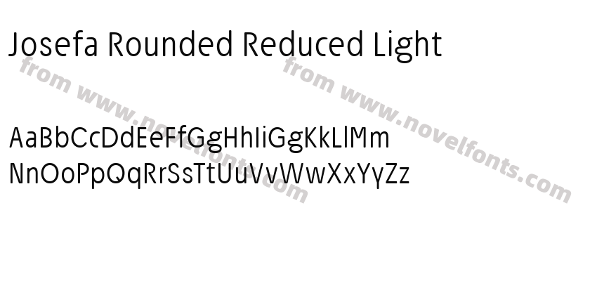 Josefa Rounded Reduced LightPreview