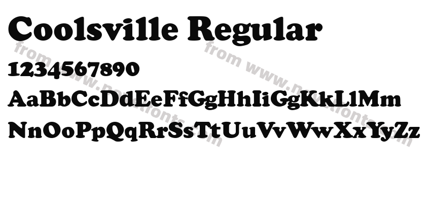 Coolsville RegularPreview