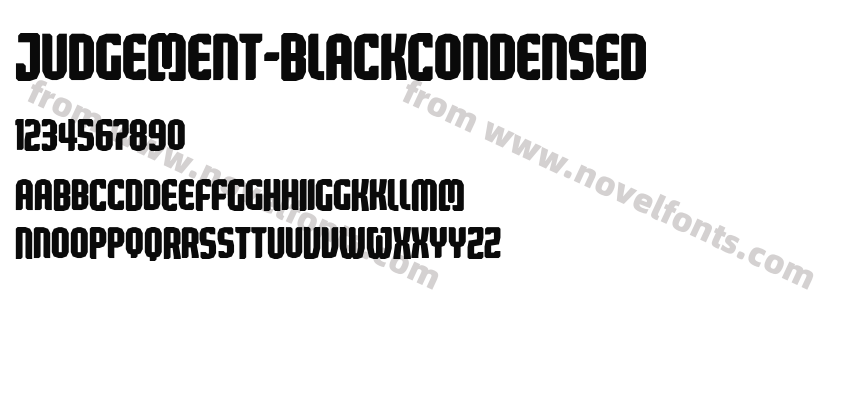 Judgement-BlackCondensedPreview