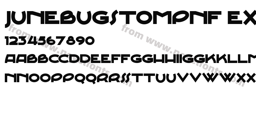 JunebugStompNF ExtraBoldPreview