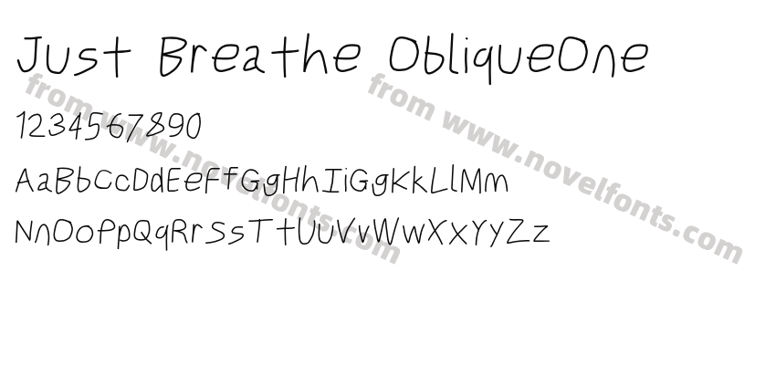 Just Breathe ObliqueOnePreview