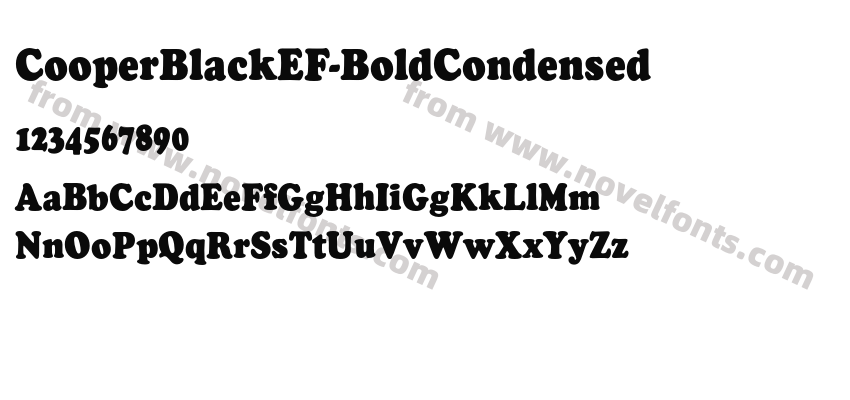 CooperBlackEF-BoldCondensedPreview