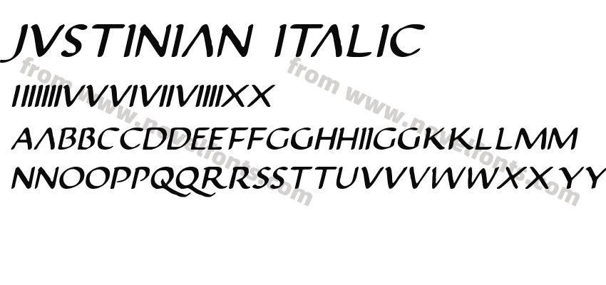 Justinian ItalicPreview