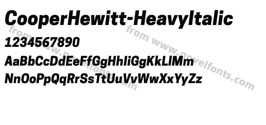 CooperHewitt-HeavyItalicPreview