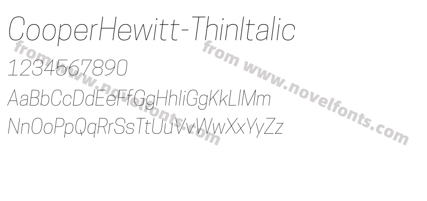 CooperHewitt-ThinItalicPreview