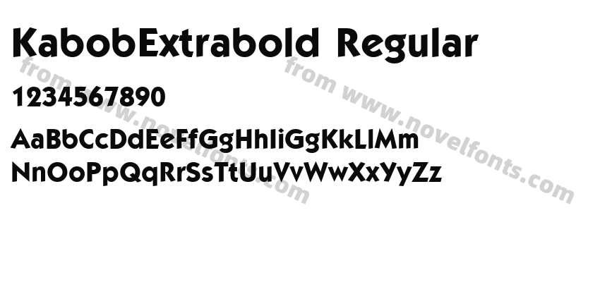 KabobExtrabold RegularPreview