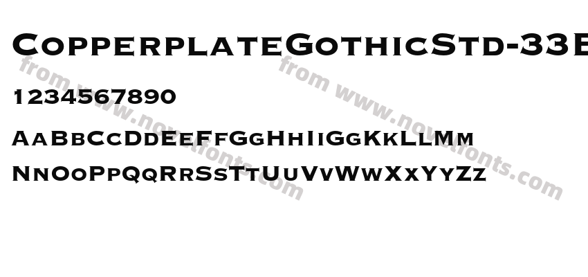 CopperplateGothicStd-33BCPreview