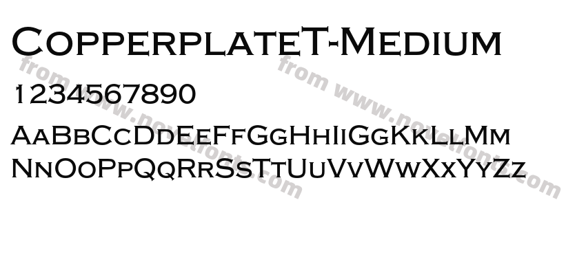 CopperplateT-MediumPreview