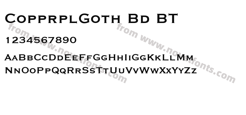 CopprplGoth Bd BTPreview