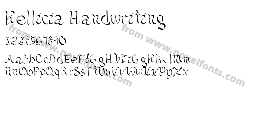 Kellicia HandwritingPreview