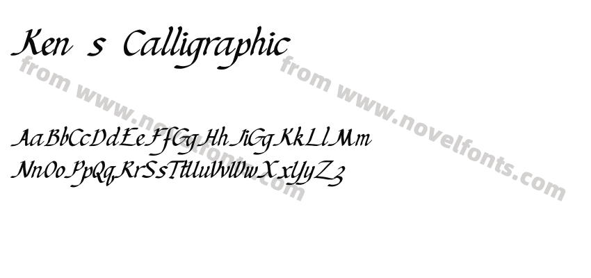 Ken's CalligraphicPreview