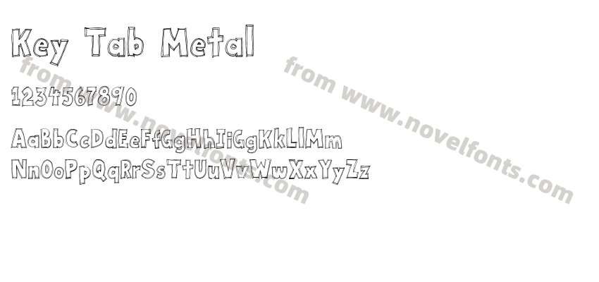 Key Tab MetalPreview